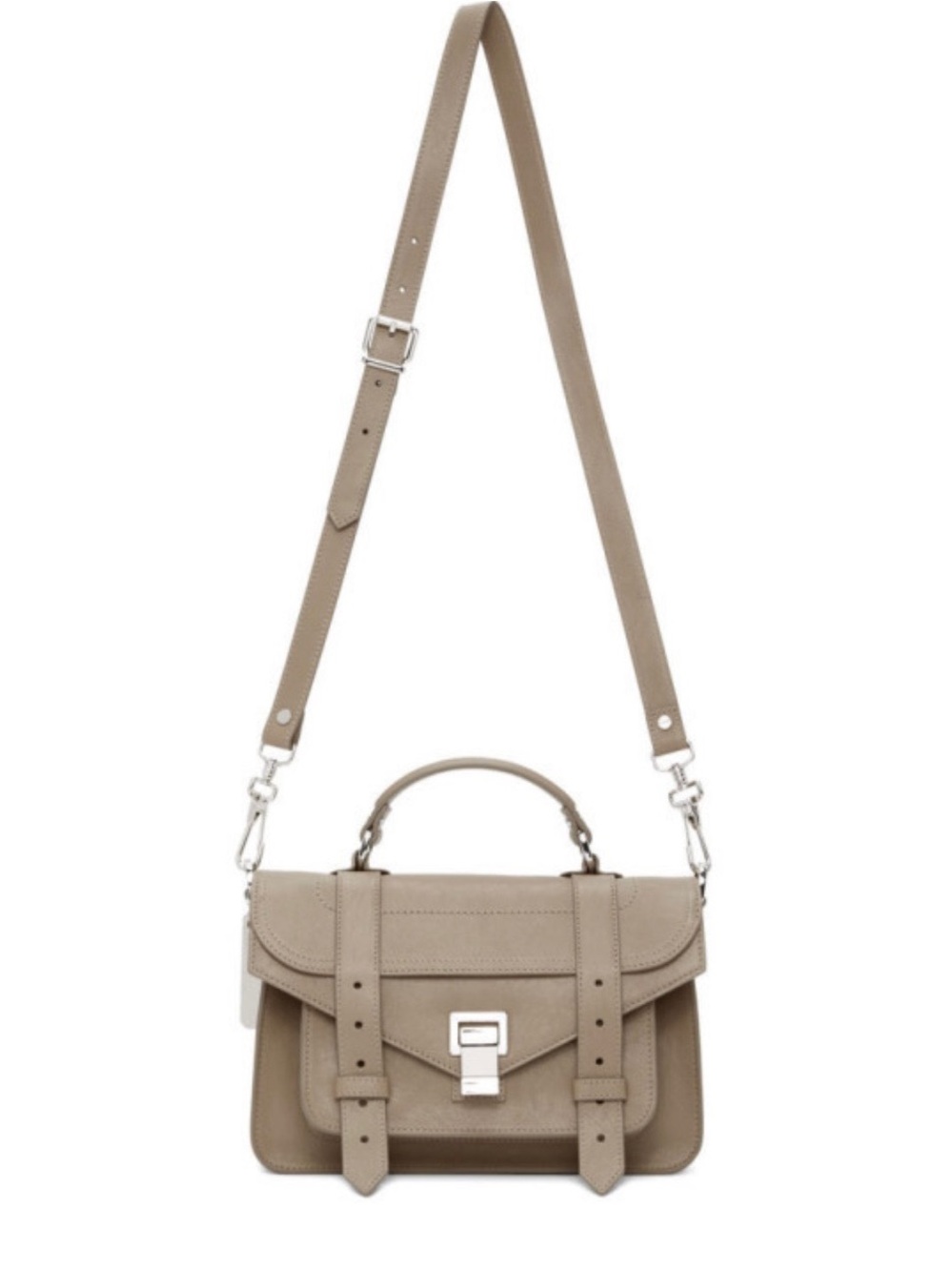 PROENZA SCHOULER
Lambskin Tiny PS1 Satchel Taupe